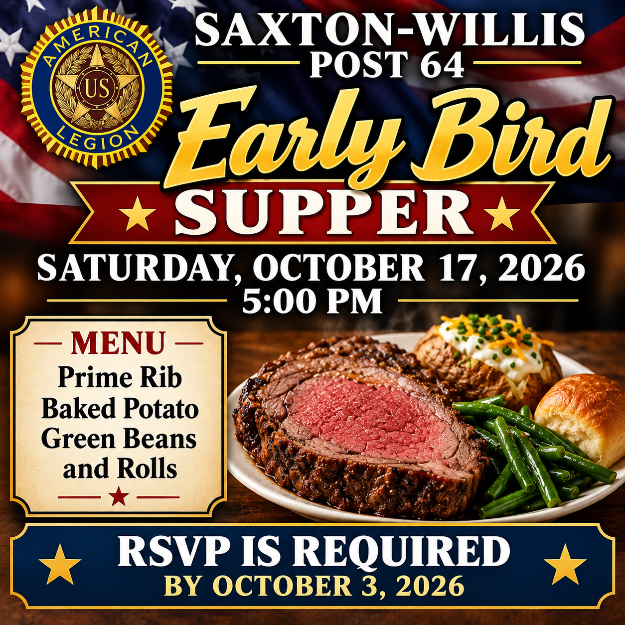 Early Bird Supper